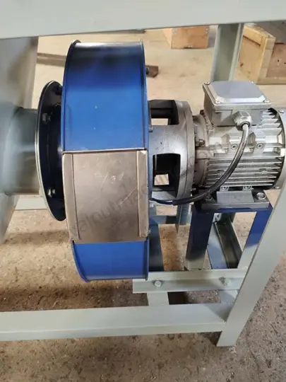 Peanut skin peeler blower